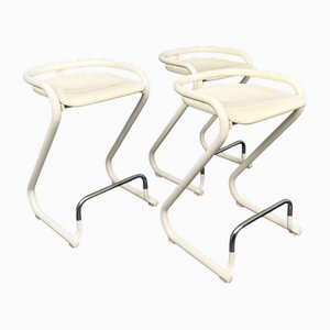 Bar Stools by Börge Lindau & Bo Lindekrantz for Lammhults, 1970s, Set of 3