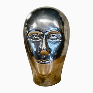 German Milliner Head in Cast Aluminium, 1900s