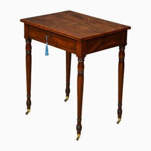 Table d'Appoint George III Antique en Acajou, 1810