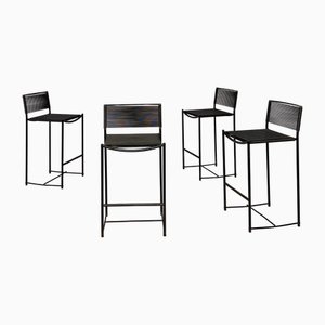 Italian Modern Spaghetti Stool in Metal and Plastic by Giandomenico Belotti for Alias, ​​1979, Set of 4