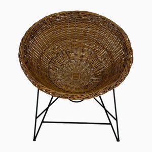 Cone Wicker Chair, 1960s