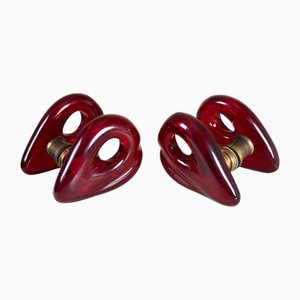 Griffe von Giuseppe Santomaso für Seguso, 1950er, 2er Set