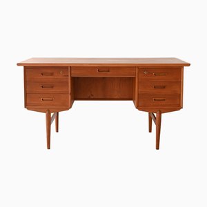 Vintage Scandinavian Teak Desk, 1960s