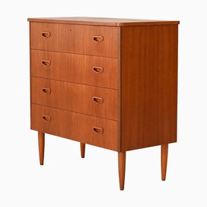 Vintage Scandinavian Teak Chest of Drawers, 1950s
