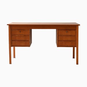Vintage Scandinavian Teak Desk, 1960s