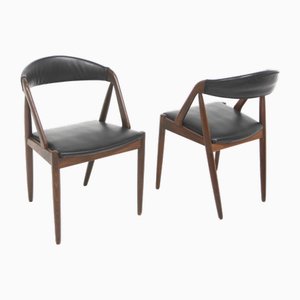 Modell 31 Stühle von Kai Kristiansen für Schou Andersen, Dänemark, 1960er, 4er Set