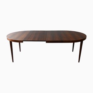 Mesa escandinava vintage de palisandro, años 50