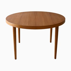 Mesa escandinava de roble de Willy Schou Andersen, años 50