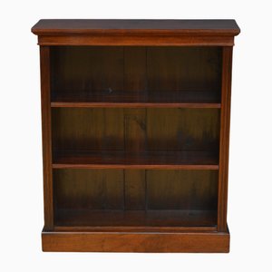 Victorian Narrow Open Bookcase in Walnut, 1870s