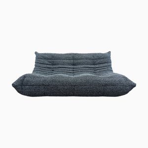 Black and White Togo 3-Seater Sofa from Ligne Roset, 2012