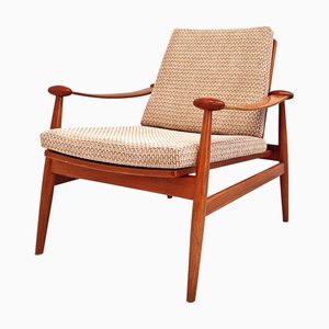 Sillón Spade FD 133 danés de Finn Juhl para France & Son, años 60