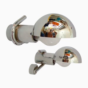 Space Age Wall Lamps attributed to Goffredo Reggiani for Reggiani, 1970s, Set of 2
