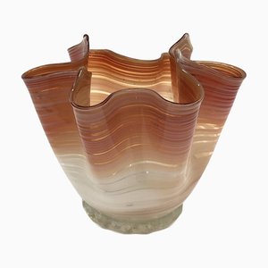 Kleines Murano Taschentuch Glas, 1950er