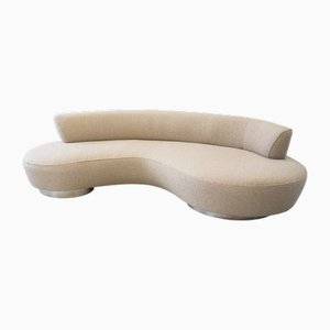 Serpentine Sofa attributed to Vladimir Kagan for Divano, 1970s