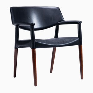 Mid-Century Armchair by Ejnar Larsen & Aksel Bender Madsen for Willy Beck