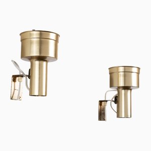 Adjustable Wall Lamps by Per Sundstedt for Kosta Lampan, Set of 2