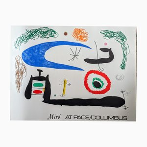 Joan Miro, Sleeping Under the Moon, 1976, Color Lithograph
