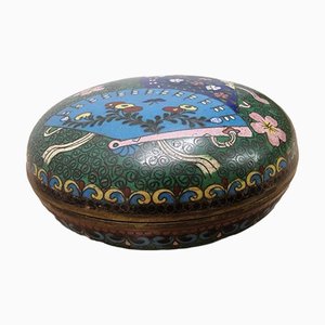 Japanese Meiji Cloisonné Box