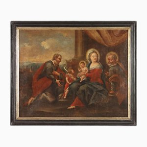 The Holy Family with Saints, Oil on Canvas