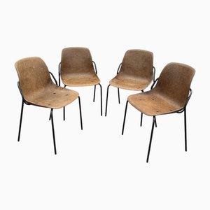 Stapelbare Hanfstühle von Vepa, 4 . Set