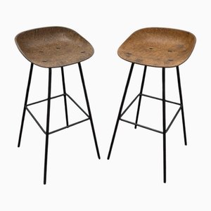 Hemp Bar Stools from Vepa, Set of 2