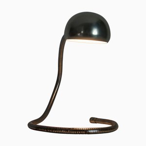 Adjustable Chrome Flex Arm Table Lamp, Italy, 1960s, Set of 2