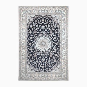 Alfombra de Oriente Medio tejida a mano con estampado floral
