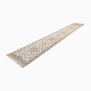 Hand-Knotted Rug in Wool and Cotton