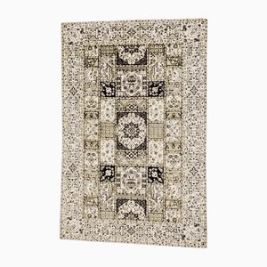 Middle Eastern Rug in Cork Wool and Natural Silk