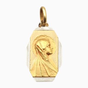 Art Deco Medaille der Heiligen Maria