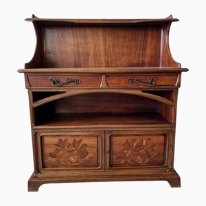 Art Nouveau Cabinet in Walnut