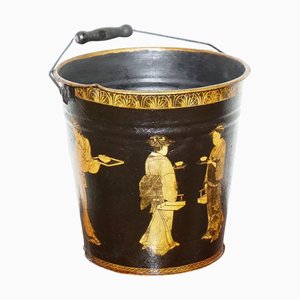 Seau à Glace à Servir Traditionnel Vintage en Métal avec Décorations Orientales