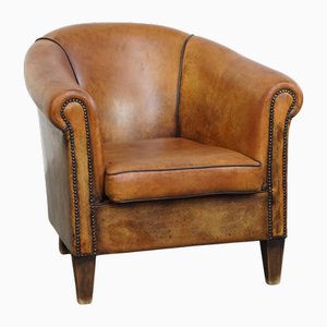 English Sheepskin Club Chair