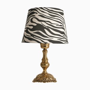 Rococo Style Model 403 Table Lamp in Brass from Gnosjö Metall & Armatur, 1930s