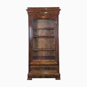 Louyis Philippe Style Display Case in Mahogany