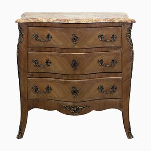 Commode de Style Louis XV en Marqueterie
