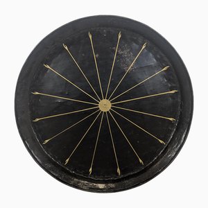 Moroccan Serving Tray in Painted Sheet Metal