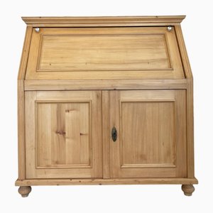 Wilhelminian Style Secretary in Spruce, 1980s