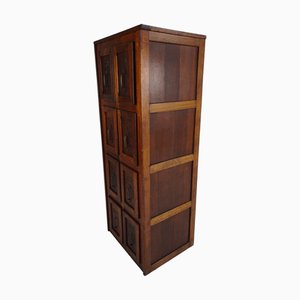 Antique Oak Filing Cabinet, 1900s-1920s