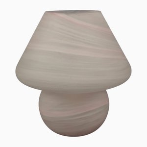 Mushroom Table Lamp in Swirl Murano Glass, 1970s
