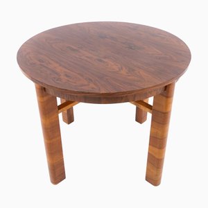 Table Ronde Art Déco du 20ème Siècle, Pologne, 1950s