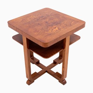 Art Deco Side Table, Poland, 1930s
