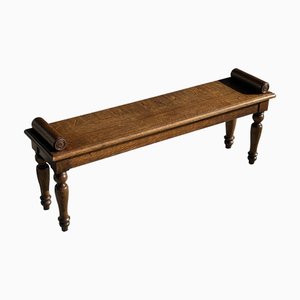Banc Hall en Chêne, 1840s