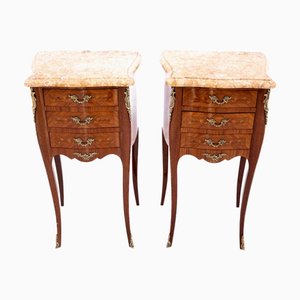 Nachttische, Frühes 20. Jh., Frankreich, 1890er, 2er Set