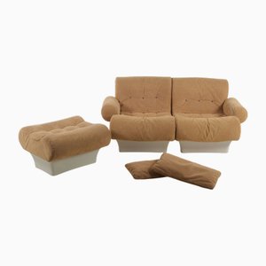 Modulares Sofa mit Ottomane von Otto Zapf für Vitsoe, 1970er, 3er Set
