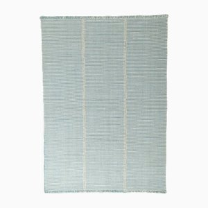 Modern Handwoven Striped Kilim Rug