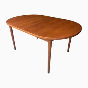 Bjarnum Extendable Dining Table in Teak by Nils Jonsson for Troeds, Sweden, 1970s
