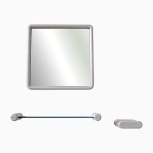 Bathroom Set Mirror, Shelf & Soap Holder from Gedy Italia, Set of 3