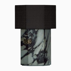 Octavia Calacatta Purple Lamp by Arch Plus Ultra