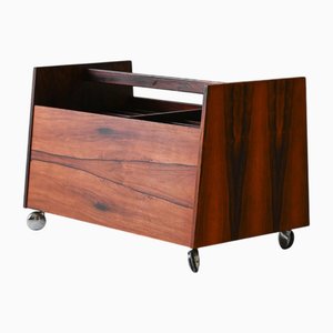 Scandinavian Magazine Rack in Rosewood, 1960s